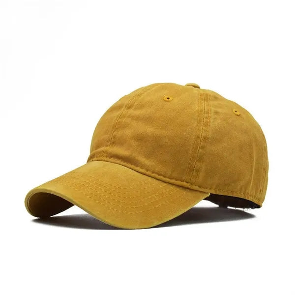 Distressed baseball cap