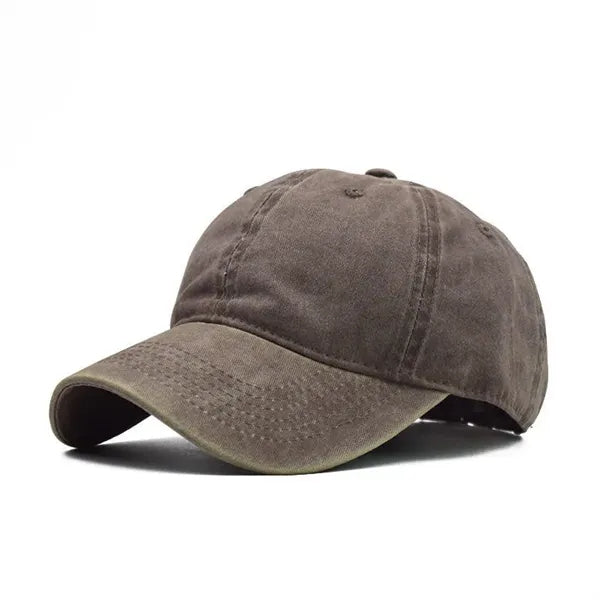 Distressed baseball cap