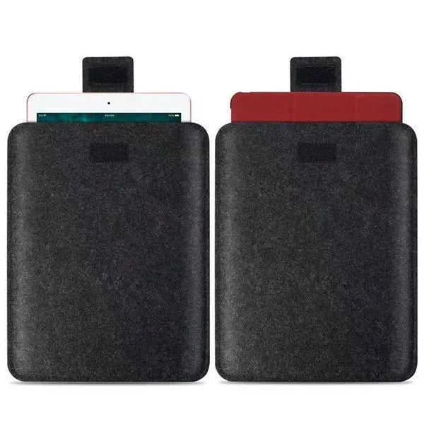 Felt Laptop Sleeve Flip Top Closure