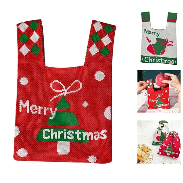 Soft Elastic Knitted Tote Bag