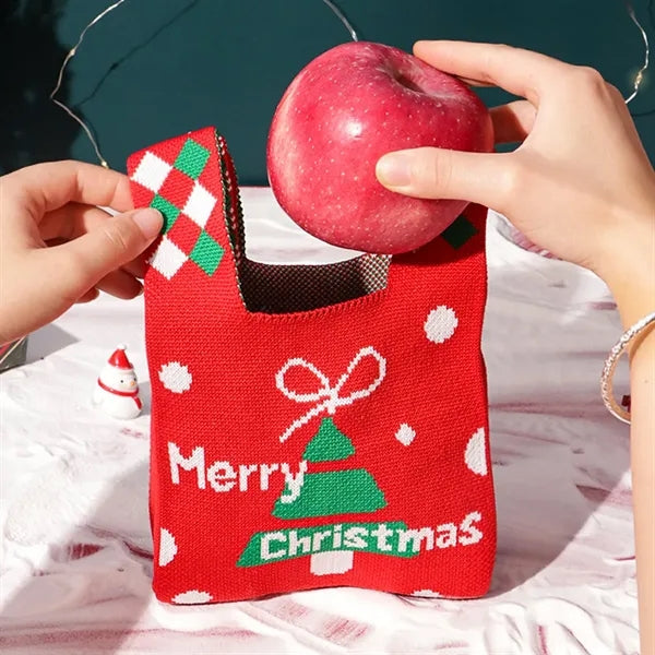 Soft Elastic Knitted Tote Bag