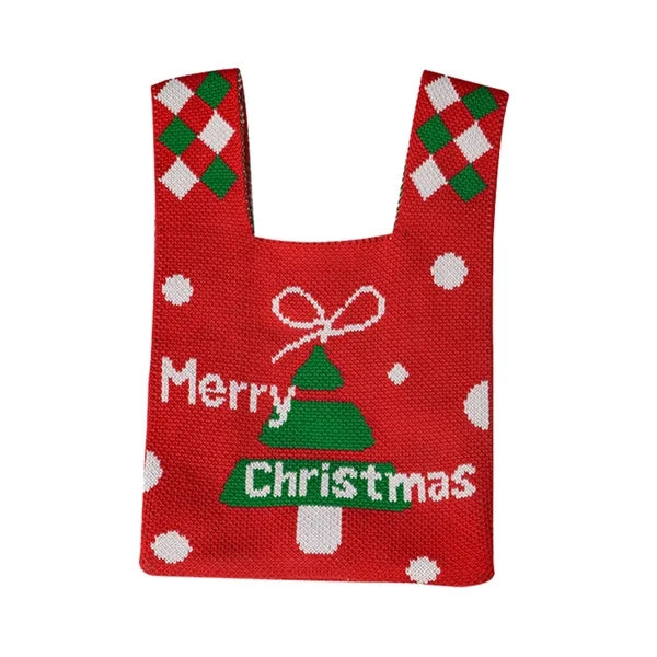 Soft Elastic Knitted Tote Bag