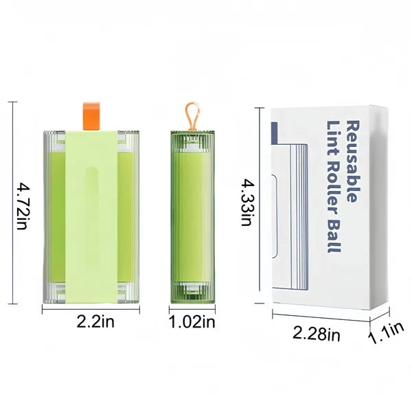Portable Washable Lint Roller For Clothes Pet Hair