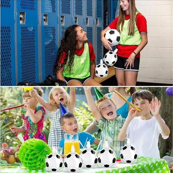 16 Oz Collapsible Football Water Bottle