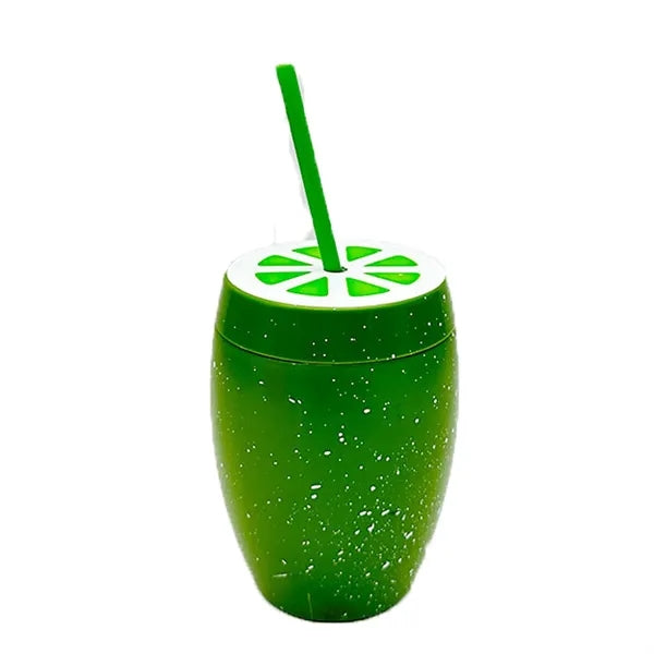 Fruit shaped straw cup
