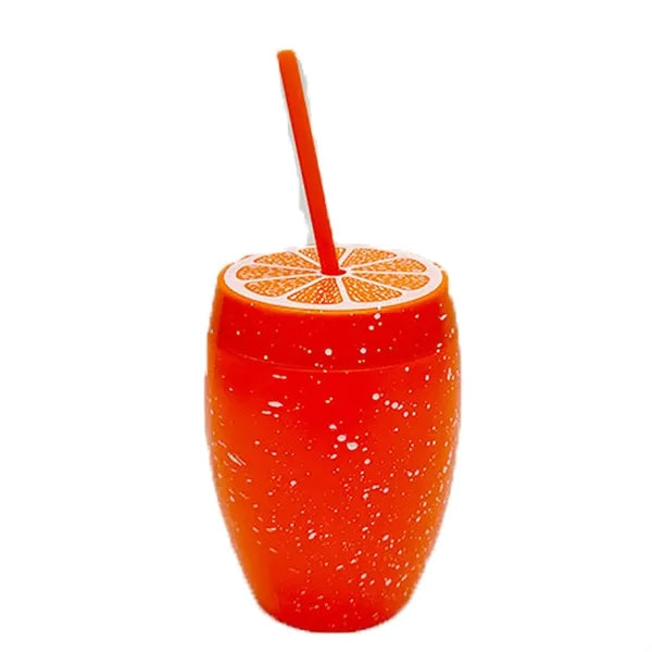 Fruit shaped straw cup