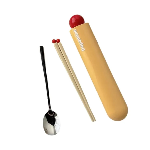 Portable Cutlery Set With Case