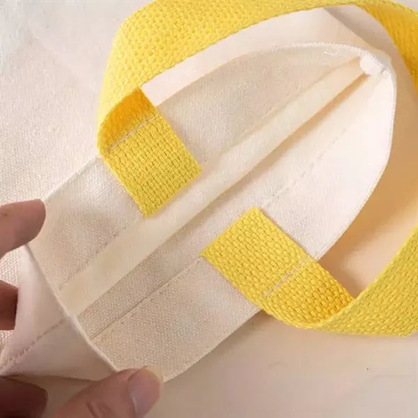 Simple Canvas Water Bottle Carrier Bag