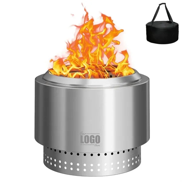 19.5 inch Smokeless FirePit with Carry Bag