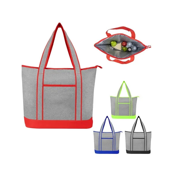 Heathered Cooler Tote Bag