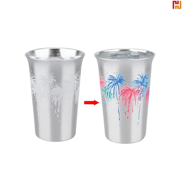 Color-Changing Aluminum Beer Cup