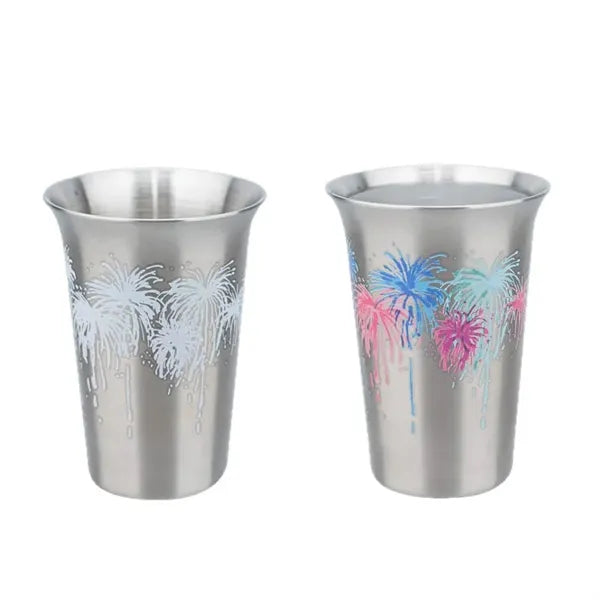 15oz Fireworks Pattern Color-Changing Cup