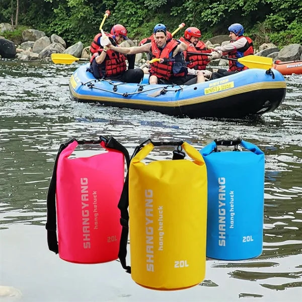 20L Outdoor Waterproof Bag For Beach Rafting And Swimming