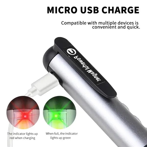 Flashlight USB Rechargeable Magnetic LED - IPX4 Pen Clip