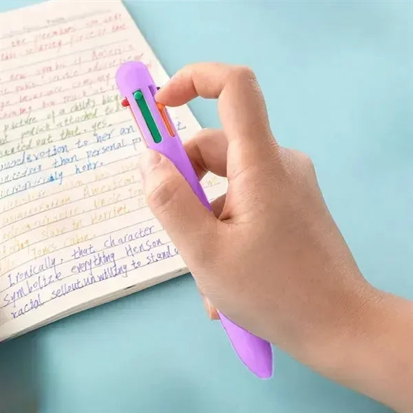 6-in-1 Multi-colour Retractable Ballpoint Pen
