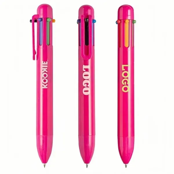 6-in-1 Multi-colour Retractable Ballpoint Pen