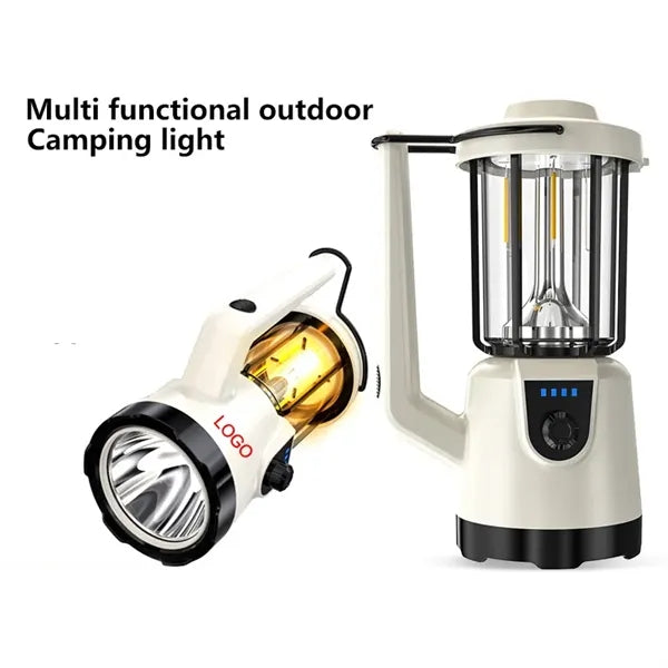 2-in-1 Handheld Flashlight with Lantern and Spotlight Modes