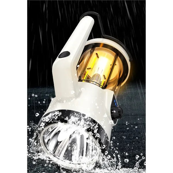 2-in-1 Handheld Flashlight with Lantern and Spotlight Modes