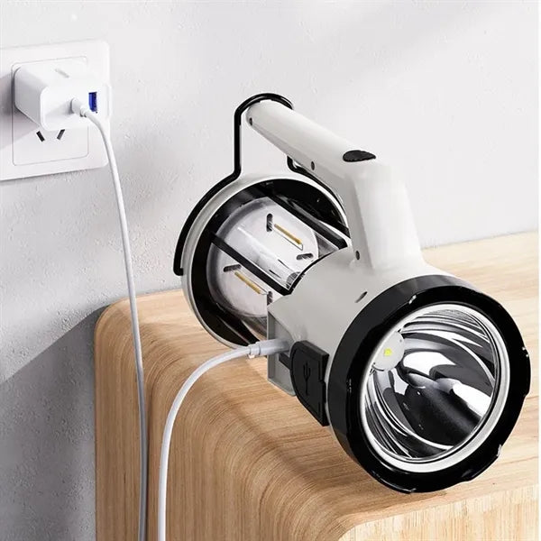 2-in-1 Handheld Flashlight with Lantern and Spotlight Modes