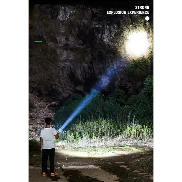 2-in-1 Handheld Flashlight with Lantern and Spotlight Modes