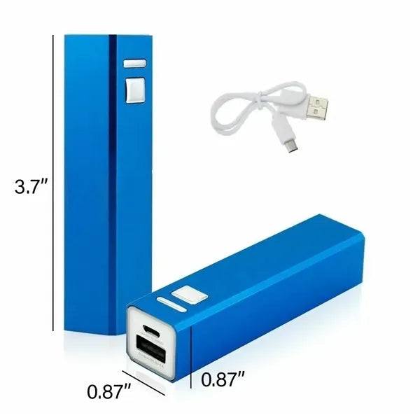 2600mAh Portable External Power Bank Battery Charger Metal