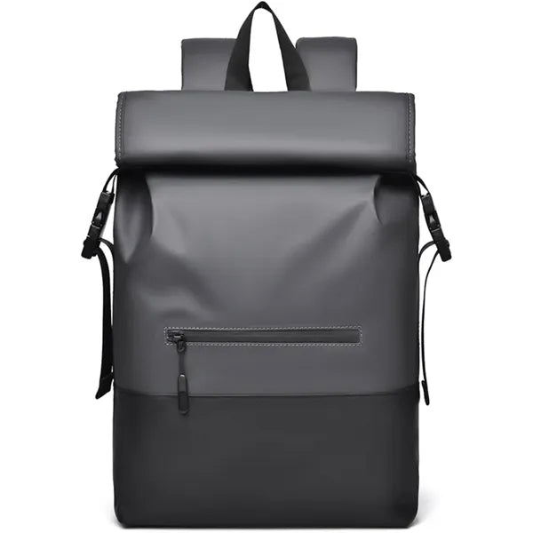 Stylish School Daypack Rolltop Waterproof Backpack