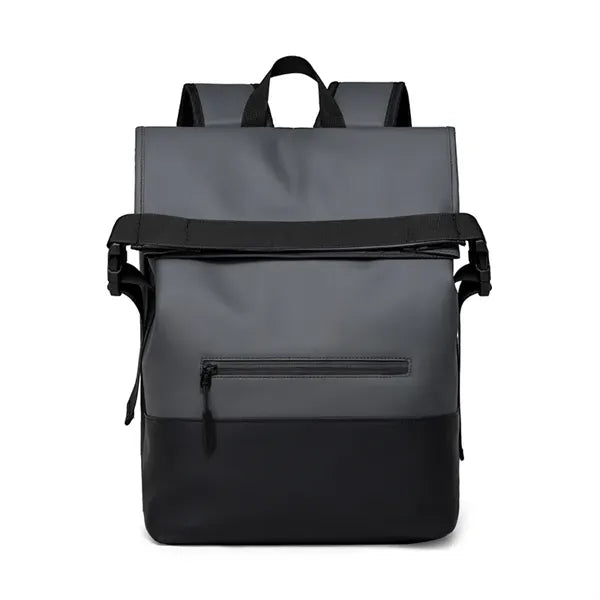 Stylish School Daypack Rolltop Waterproof Backpack
