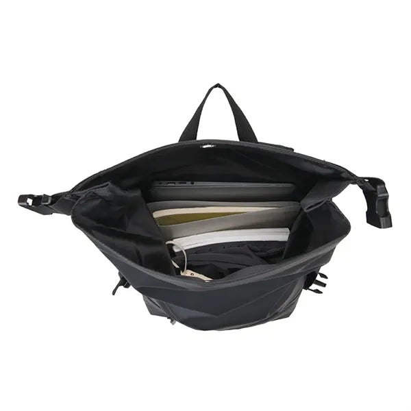 Stylish School Daypack Rolltop Waterproof Backpack