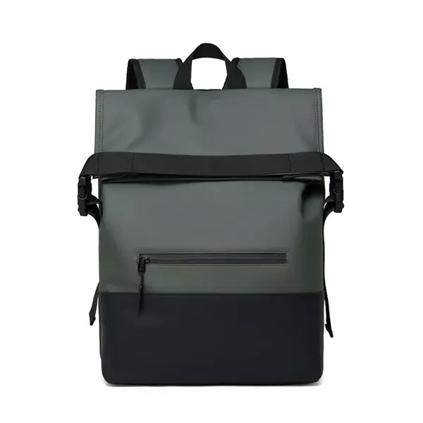 Stylish School Daypack Rolltop Waterproof Backpack