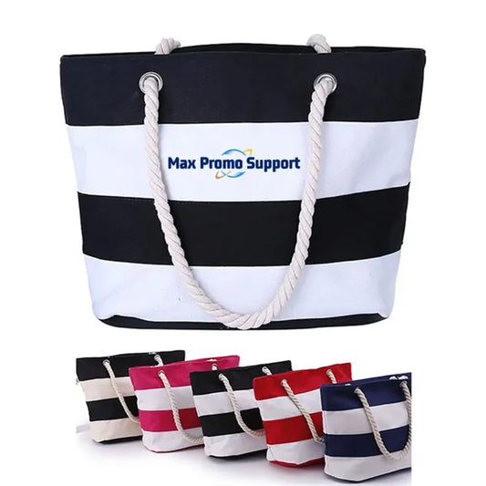 Cruising Tote Bag With Rope Handles