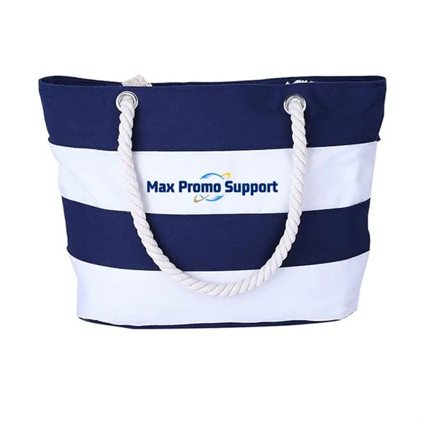 Cruising Tote Bag With Rope Handles