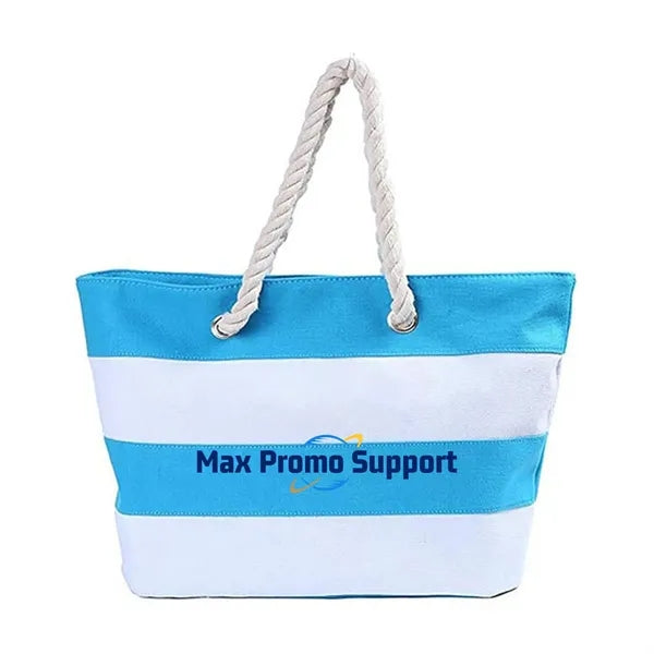 Cruising Tote Bag With Rope Handles