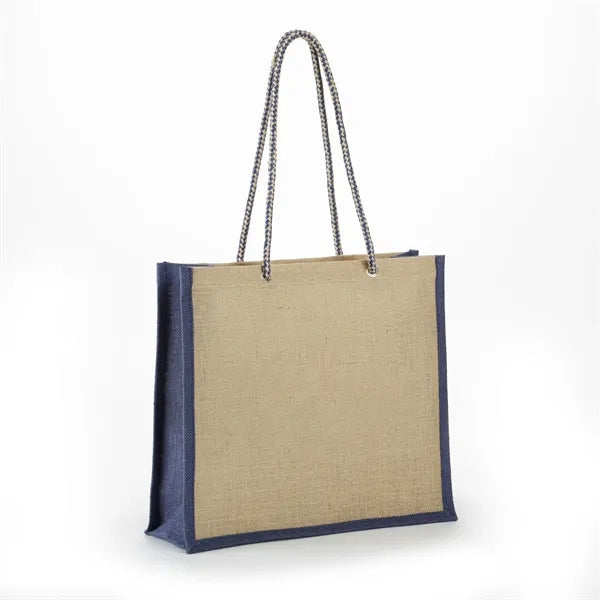 Burlap Rope Tote Bag
