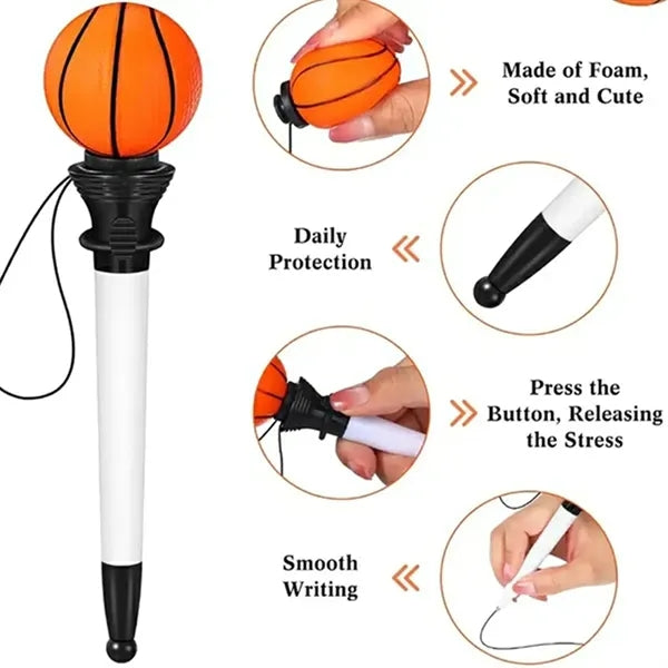 Sports Ball Spring Pen