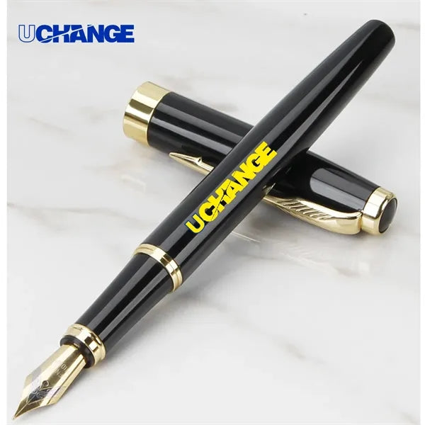 Metal Fountain Pen Gift Set With Custom Logo