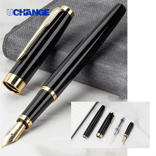 Metal Fountain Pen Gift Set With Custom Logo