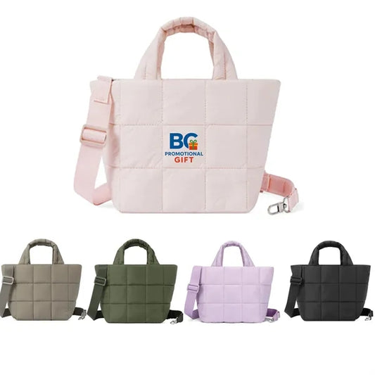 Puffy Crossbody Tote Bag
