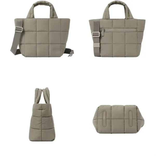 Puffy Crossbody Tote Bag