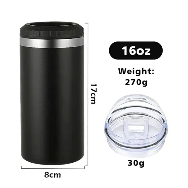 16 oz Vacuum Insulated Can Cooler