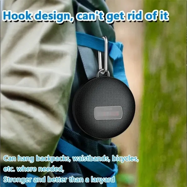 Bike-Mount Waterproof Bluetooth Speaker With Speed Display