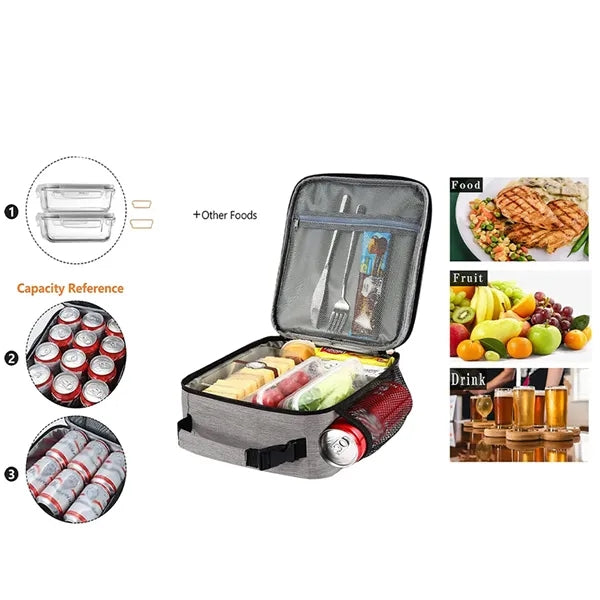 Picnic Cooler Bag Insulated Lunch Box