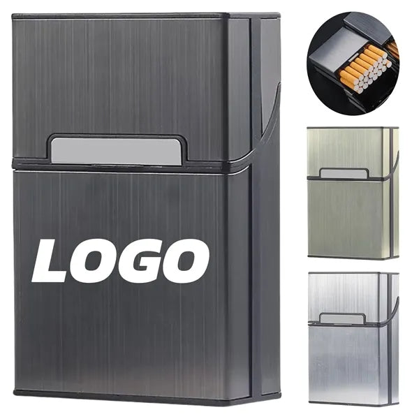 Logo Cigarette Case Portable Stylish Holder Box