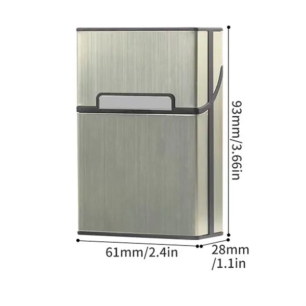 Logo Cigarette Case Portable Stylish Holder Box