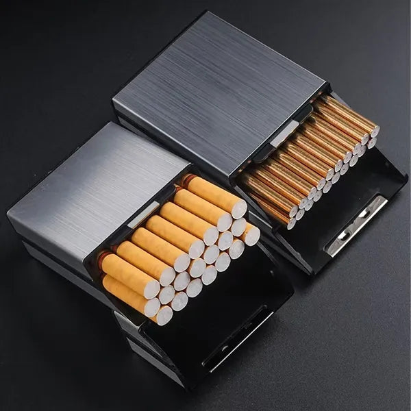 Logo Cigarette Case Portable Stylish Holder Box