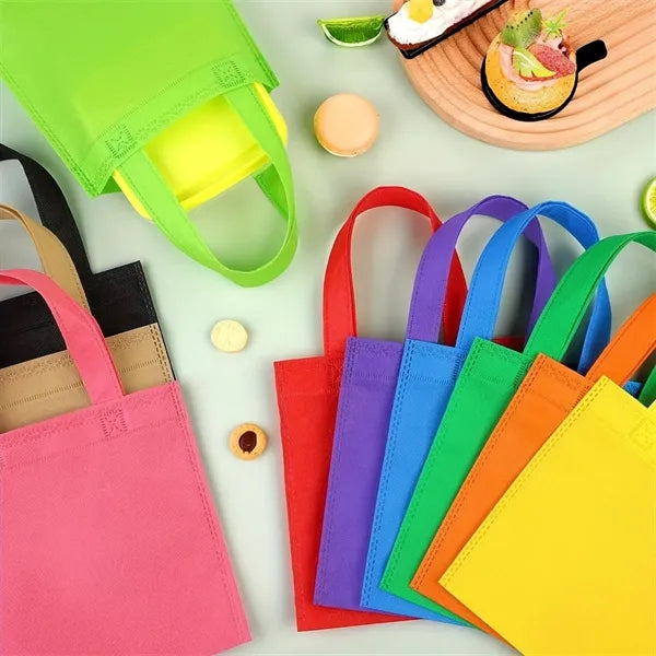 Colorful Non-Woven Tote Bag 9.8*8.2in