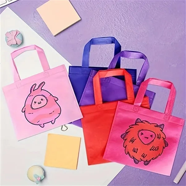 Colorful Non-Woven Tote Bag 9.8*8.2in