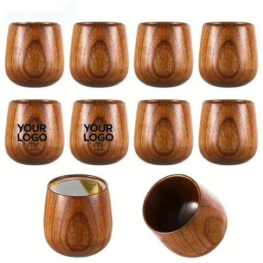 6oz Japanese Jujube Wood Tea Cup