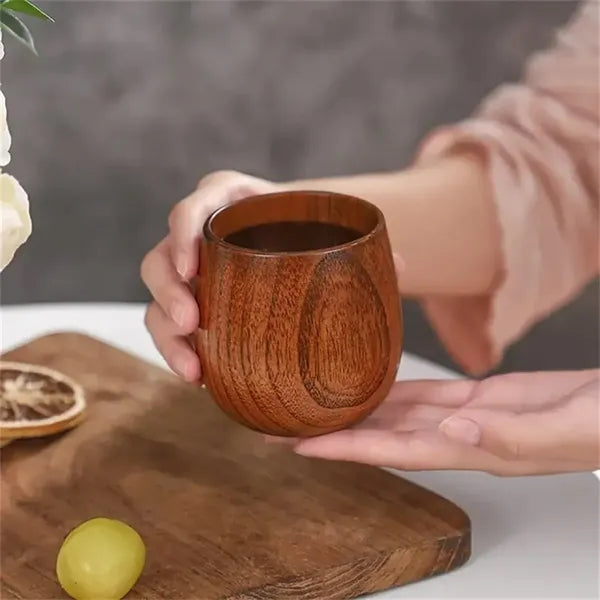 6oz Japanese Jujube Wood Tea Cup