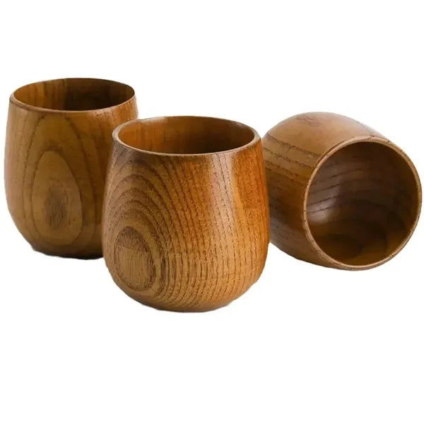 6oz Japanese Jujube Wood Tea Cup