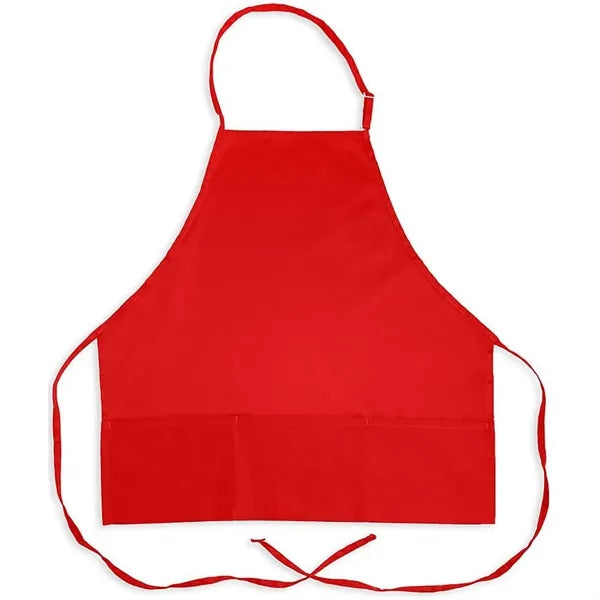 Colored Unisex Three Pocket Apron